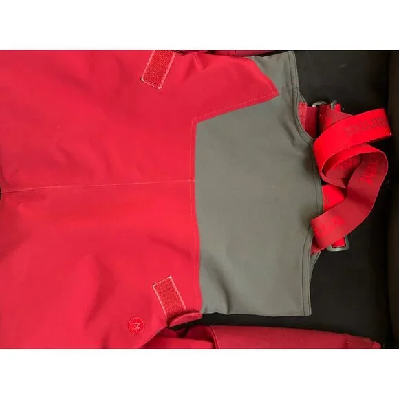 Marmot Red Snow Ski Insulated Waterproof Bib Overalls M Winter Sports Pants - Picture 9 of 11